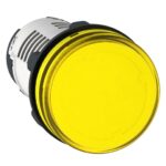 XB7EV05MP – Schneider Electric Monolithic pilot light, plastic, yellow, Ø22, integral LED, 230…240 V AC