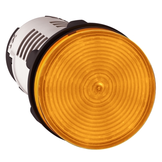 XB7EV08BP – Schneider Electric Monolithic pilot light, plastic, orange, Ø22, integral LED, 24 V AC/DC — SCHNEIDER