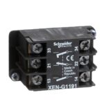XENG1191 – Schneider Electric Harmony XAC, Single contact block, spring return, 2-speed, spring return, front mounting, 2 NO…