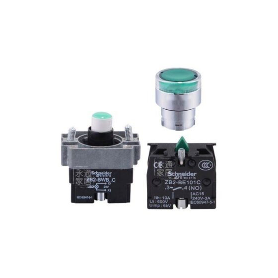 ZB2-BZ3C Push Button Green