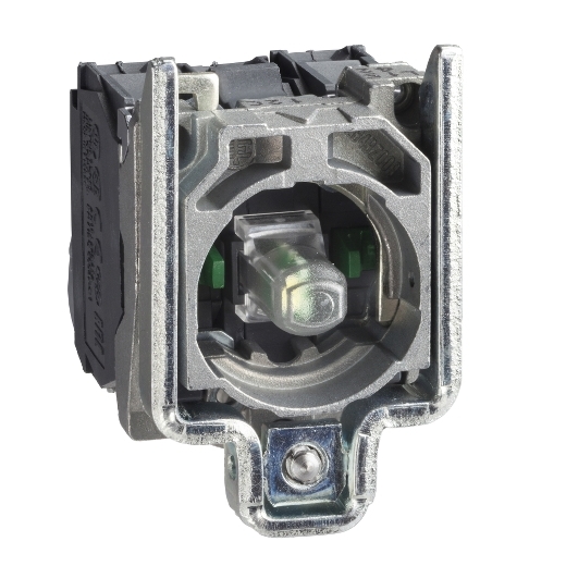 ZB4BW0M45 – Schneider Electric red light block with body/fixing collar with integral LED 230…240V 1NO+1NC — SCHNEIDER