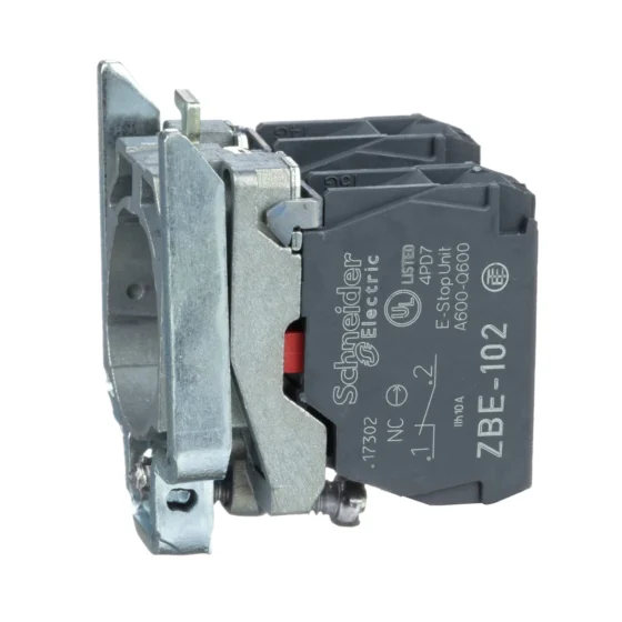 ZB4BZ104 – Schneider Electric single contact block with body/fixing collar 2NC screw clamp terminal — SCHNEIDER