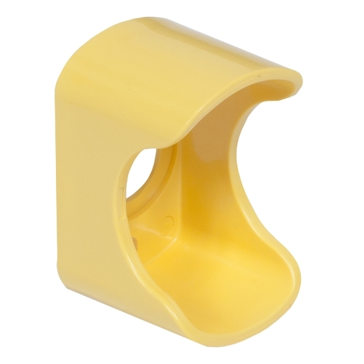 ZB4BZ2005 – Schneider Electric Narrow flange guard for 40mm Emergency stop, Harmony XB4, plastic, yellow — SCHNEIDER