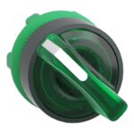ZB5AK1233 – Schneider Electric green illuminated selector switch head Ø22 2-position stay put