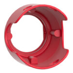 ZBZ1604 Red Metal Padlockable Guard for ¨40 Mushroom Head